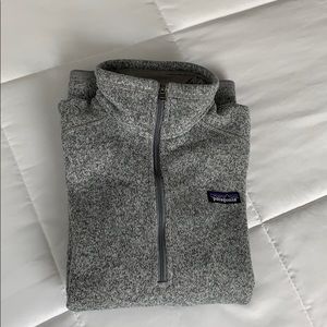 Patagonia Better Sweater 1/4 Zip in Birch White